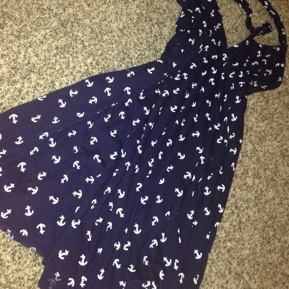 Anchor swimsuit cover up or short dress