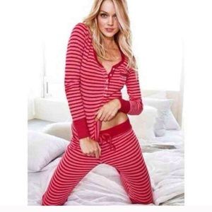 Victoria secret thermal pajama set relisted