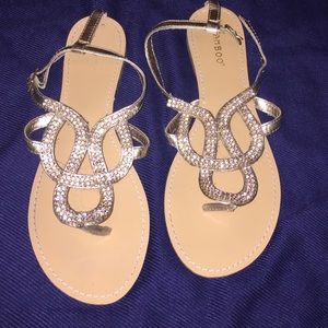 SOLD   Gold sandals
