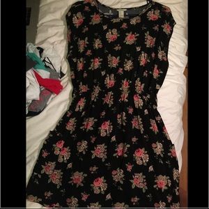 Black and floral dress/tunic