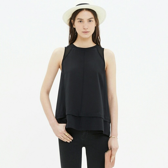Madewell Silk Incline Tank