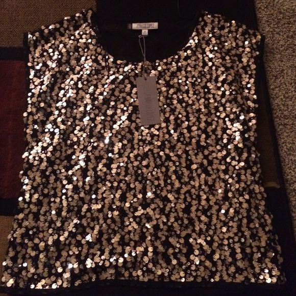 Jenifer Lopez black sparking tie never worn