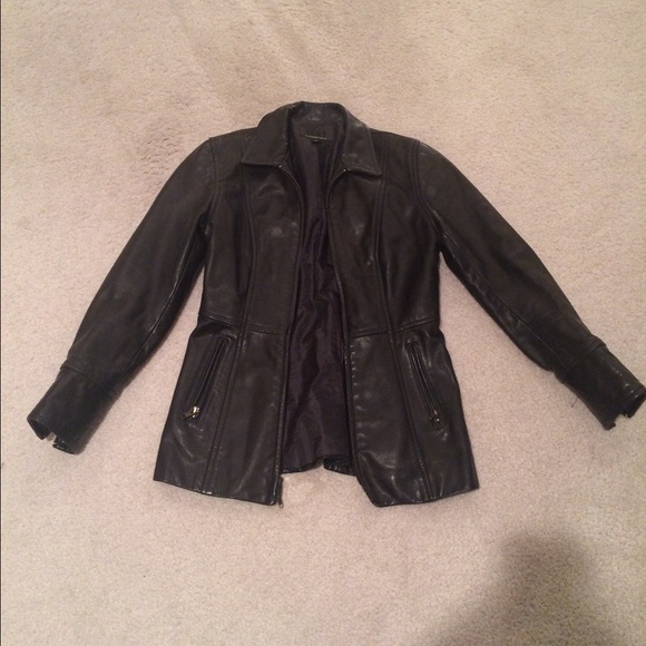 DKNY leather jacket