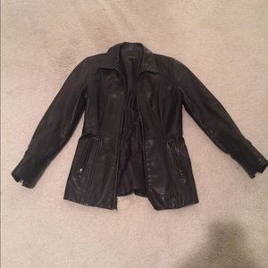 DKNY leather jacket