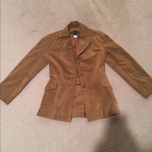 Banana Republic suede leather jacket