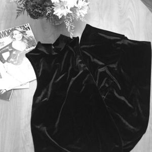 Velvet midi dress NWOT