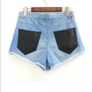 High Waist Denim Shorts