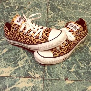 Cheetah Print Converse