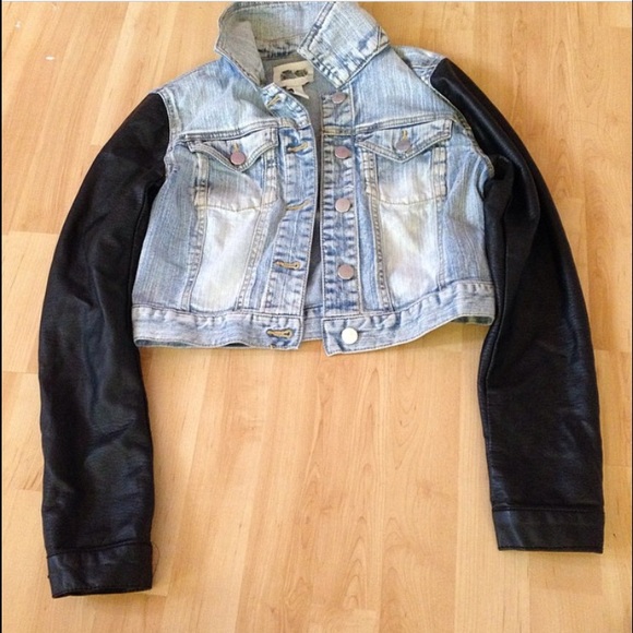 Leather Jean Jacket