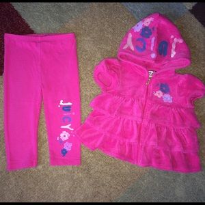 Juicy Couture 12-18mo CUTE Outfit 💜💗💜