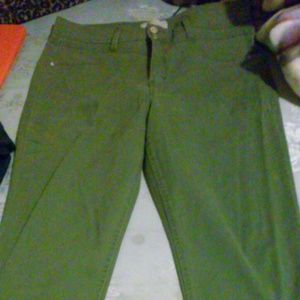 Skinny jeans (cool green)