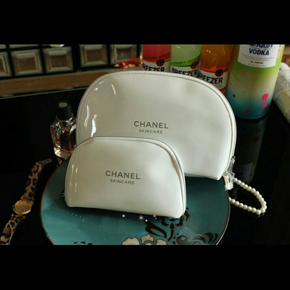 CHANEL Accessories Chanel Skin Care Set Of 2 Cosmetic Bags Poshmark