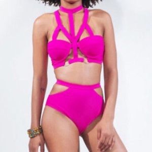 Lovely pink bikini