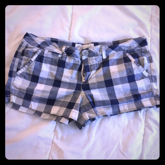 PLAID AEROPOSTALE SHORTS FOR SALE