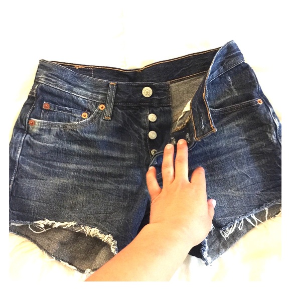 501 Levi's cutoff shorts for sale
