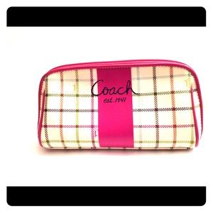 Coach small cosmetic bag