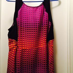 Plus size peplum top