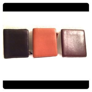 💯% Small coach wallets all three