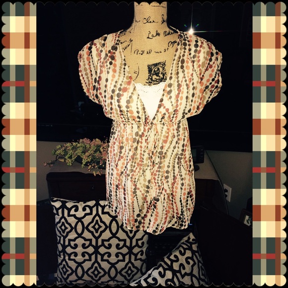 TIE FRONT BABYDOLL TOP