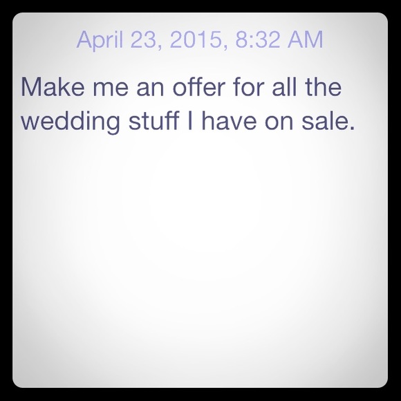 Bundle wedding supplies for a bridal shower