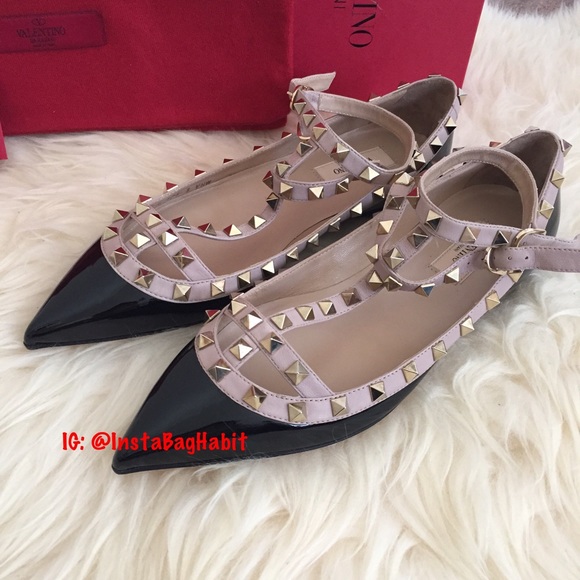 🎀SOLD🎀BNIB Auth Valentino Rockstud  Ballerina - Picture 2 of 3