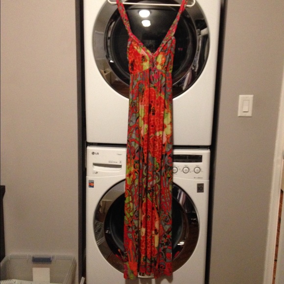 Orange and brown maxi - Picture 3 of 4