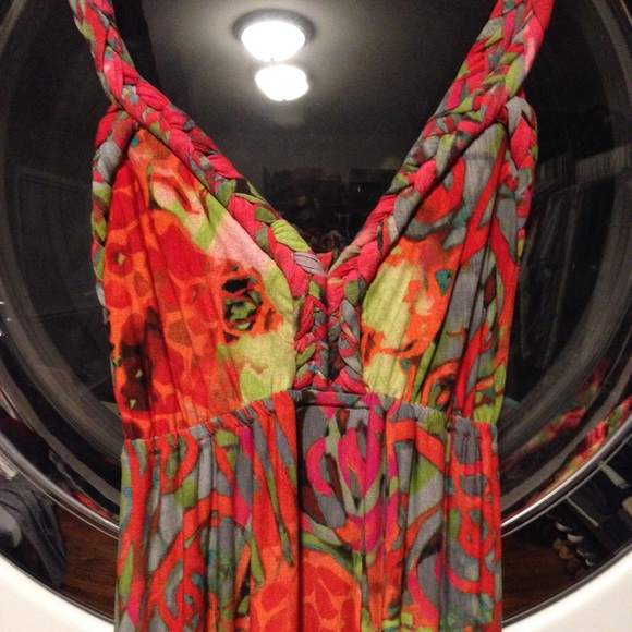 Orange and brown maxi - Picture 4 of 4