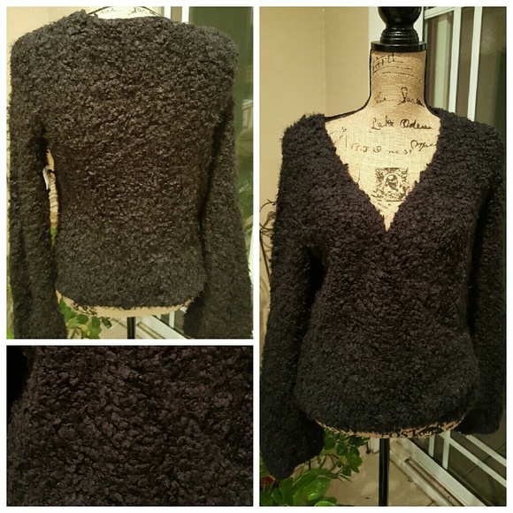 Free People Faux Wrap Sweater - Picture 4 of 4