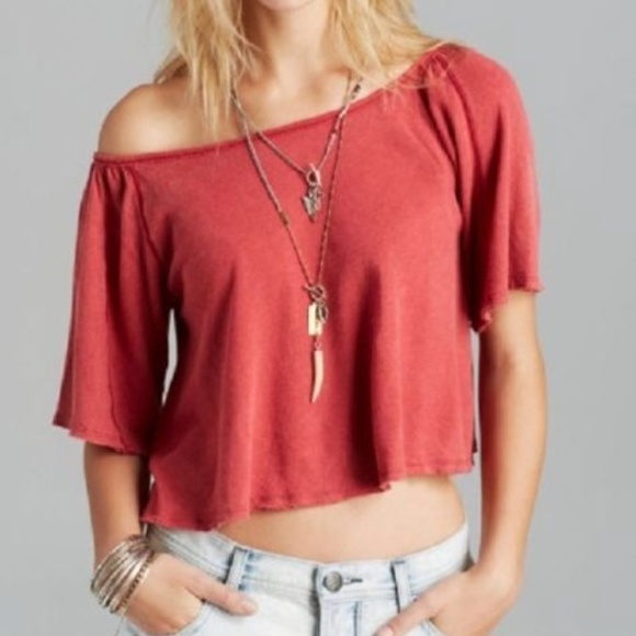 Free People Tops - NWT Free People Linen Crop Top