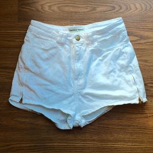 American Apparel  Stretch Twill
 Side Zipper Short