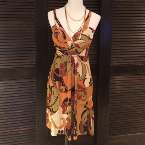 Earthy Boho V-Neck Sundress