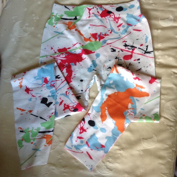 Tie Dye Printed Leggings - Picture 2 of 2