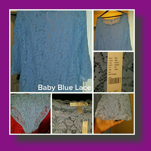 Lace lingerie top & matching panties - Picture 3 of 4