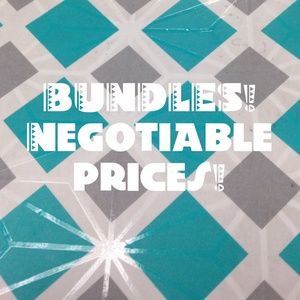 I will BUNDLE any items! ALL prices negotiable!