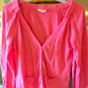 Tommy Girl brand cardigan- hot pink
