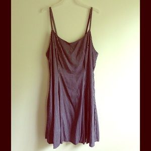 Vintage AE Plaid Sun Dress