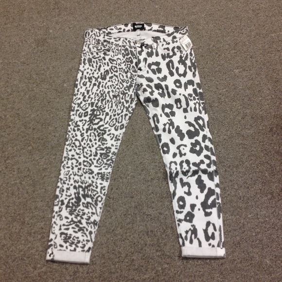 Hudson, leopard print, crop
