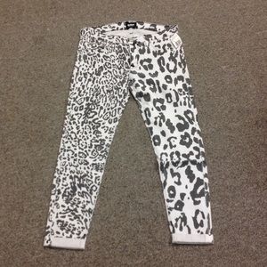 Hudson, leopard print, crop