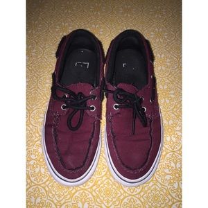 Maroon Vans
