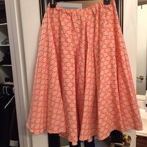 Vintage inspired circle skirt