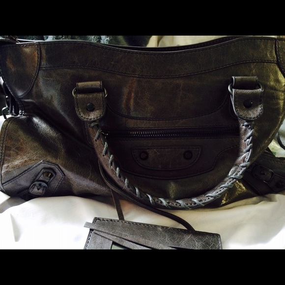 Motorcycle, City Handbag, Med Gray!