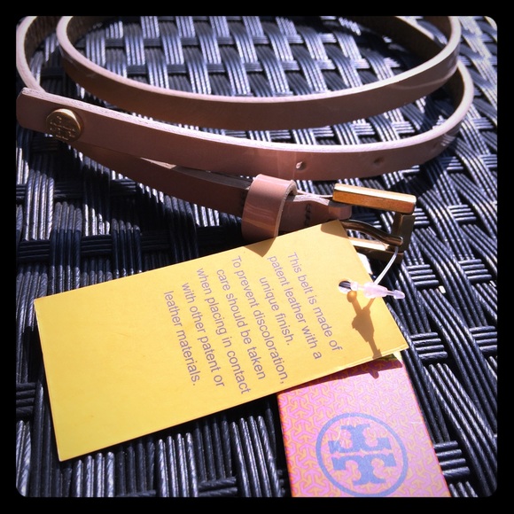 Tory Burch Accessories - SOLD!!  NWT! Tory Burch skinny patent leather belt