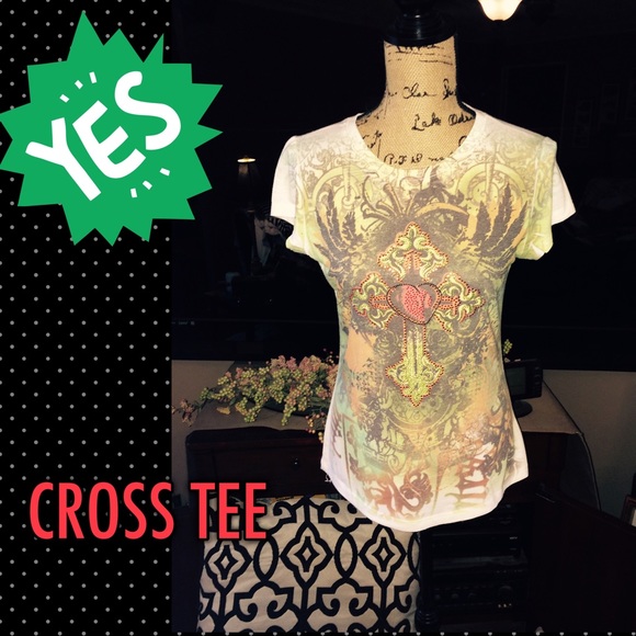 CROSS TOP TEE