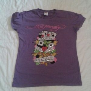 NWOT Authentic Ed Hardy top M