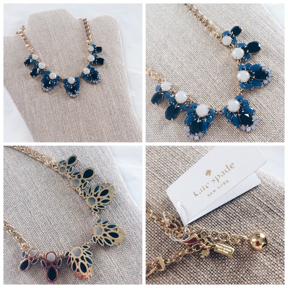 🎉HP🎉 •Kate Spade• Steamer Glow blue necklace - Picture 3 of 4