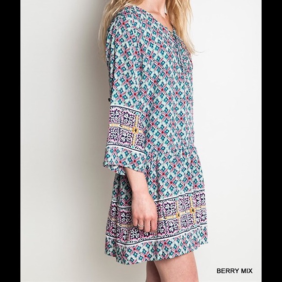 Gorgeous  Indie Tunic Dress - Picture 4 of 4