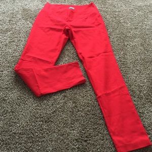 Red pants size 7/8! Stretchy and very flattering!