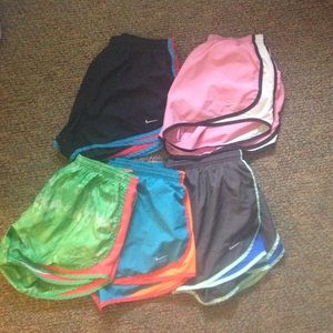 lot of Nike Tempo shorts