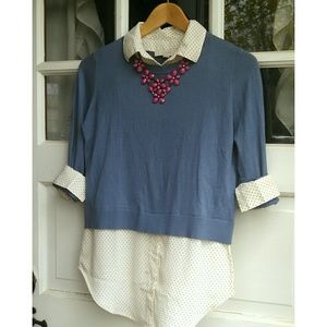 LOFT Collared Sweater