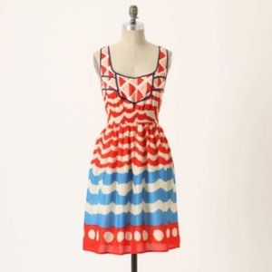 Anthropologie High Seas dress size medium EUC